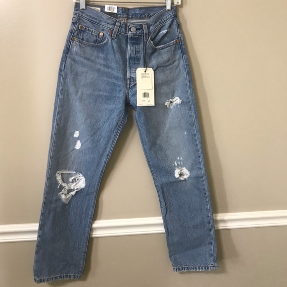 Levi’s 501 high waisted jeans - Picture 2 of 6